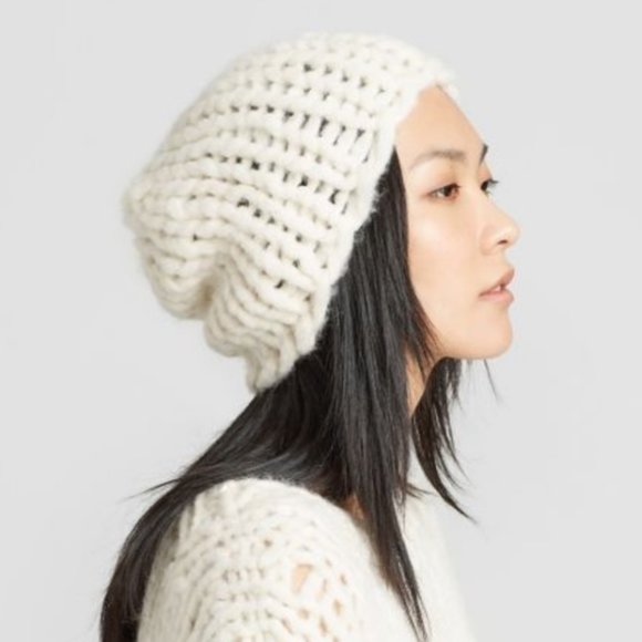 Eileen Fisher Accessories - Eileen Fisher Renew Handknit Peruvian Alpaca Hat